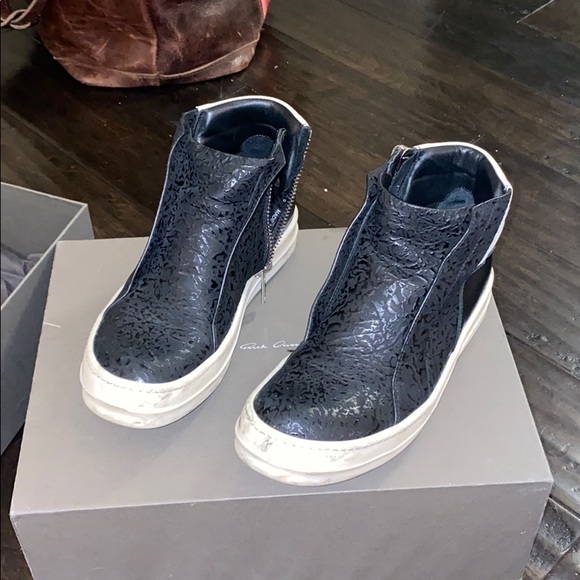 RICK OWENS WOMENS SNEAKERS - Picture 4 of 6